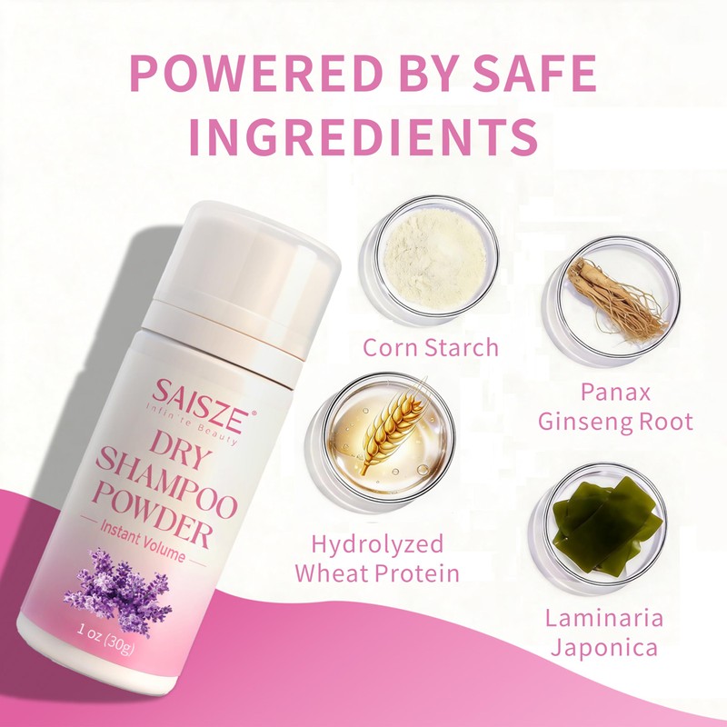 SAISZE Dry Shampoo Powder, Absorb Oil & Refresh, 1.05 Oz