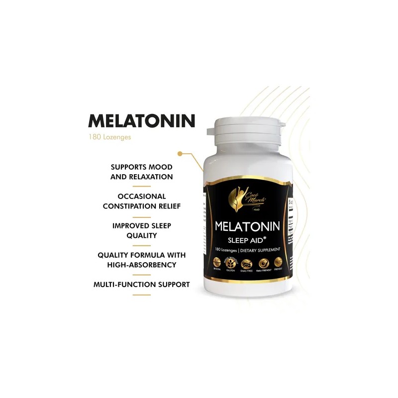 Cocó March Melatonina Masticable 3mg 180 Tabletas