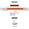 Faucet Extension Tube,Rotatable Extender Hose,Bendable Water Tap Pipe,Splash Proof Mouth,Kitchen
