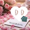 SLUYNZ 925 Sterling Silver CZ Love Hoop Earrings for Women