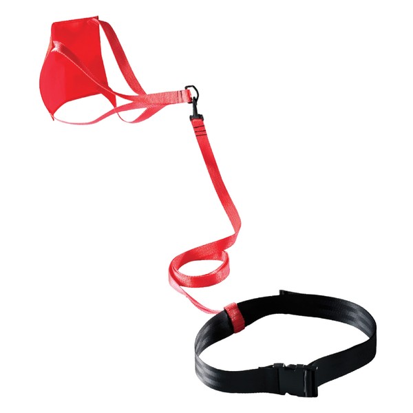 FINIS Paracaídas de natación, Rojo, 20,32cm