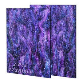 Glitter Pearlescent Acrylic Sheet for Laser Cutting 12x8 Inch Sparkly Water Ripple Pearl Plastic Sheet 1/8 Thickness Star Starry for Laser Engraving, Crafts,DIY Projects (12x8 Inch, Mixed Color, 2)