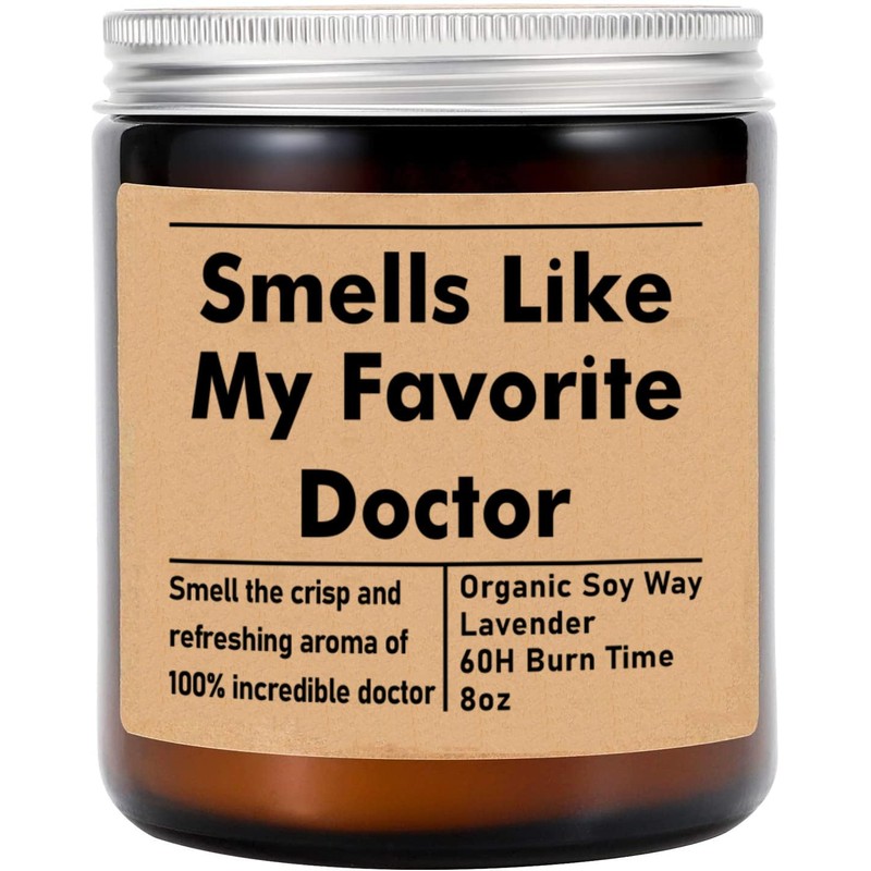 GreenStar Gifts Smells Like My Favorite Doctor Candle - Gift