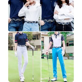 JIFANPAUL Elastic Braided Belt for Men and Women,Stretchable Adjustable Web Woven Belt for Work,Casual Wear, and Golf