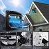 Hiorucet 10" Wall Mounted Shutter Exhaust Fan with Speed Controller