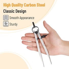 Mr. Pen- Adjustable Divider Leather Compass, 8 Inch, Lockable Metal Compass, Wing Dividers for Leather, Woodworking Compass, Compass for Woodworking, Large Compass for Woodworking, Wing Divider