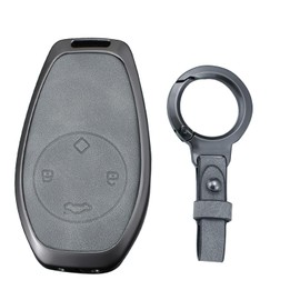 KUNIO Key Cover for Leapmotor T03 S01 C11 for Leap Motor Key Protector Zinc Alloy Housing Key Chain Gift Key Cover 4 Buttons Type A Keychain B