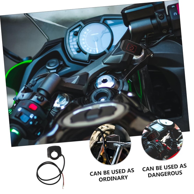 Outanaya Motorcycle Handlebar Switch Off Push Button Light Control for