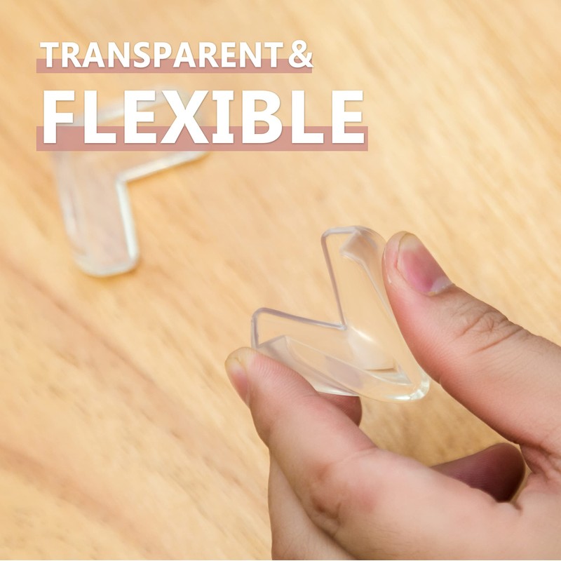 8 Pack Corner Protector for Baby, Clear Furniture Corner Guard