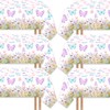 LetDec 6 Pack Butterfly Tablecloth Birthday Party Decorations for Spring