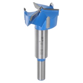 sourcing map Forstner Drill Bit 38mm (1-1/2") Upgraded 3-Cutter Tungsten Carbide Forstner Bit Opener for Hinge Wood Hole Drilling Woodworking