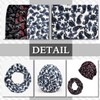 CHROME CRANE CB123 Knit Hat, Knit Cap, Paisley Pattern, 2-Way,