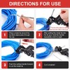 Delgada Metal Cable Tie Gun, Heavy Duty Stainless Steel Zip
