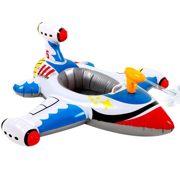 Civaner Inflatable Pool Float Toddler Swimming Float Boat with Water