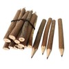 sigaer 12 x Graphite Wood Pencils Rustic Branch Unique Birch