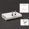 KOTUBAME Flat Triple Tap 3 Swing Plug White Corner Tap