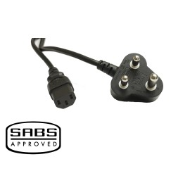 LINETEK 10x New LINETEK SOUTH AFRICA AC Power Cord 6ft TYPE M to IEC C13 /CABLE/WIRE PC