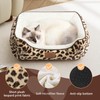 Zerbuger Rectangle Cat Dog Bed for Large Medium Small Pets