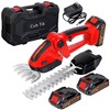 Hedge Trimmer Cordless 2 in 1 Handheld Grass Shears Mini
