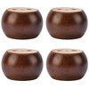 TCHOSUZ 2 inch / 5cm Wooden Furniture Legs, Pack of