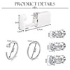 AVYRING 16G Ear Piercing Kit, Stainless Steel Tragus Conch Helix