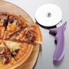 Hygiplas Pizza Wheel in Purple 4 Inches - Dishwasher Safe,
