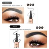 Tkekruh 2 x Coffee Eyebrow Pencil, Smudge-proof Waterproof Liquid Eyebrow