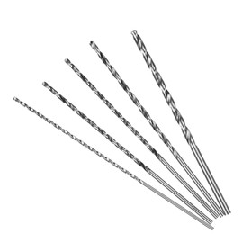 Drill Bits Pack of 5 Extra Long Drill Bits 2-5 mm Wood Drill Long HSS Twist Drill Wood Long 150 mm Twist Drill Extra Long Straight Shank Twist Drill Bit for Metal Power Tools