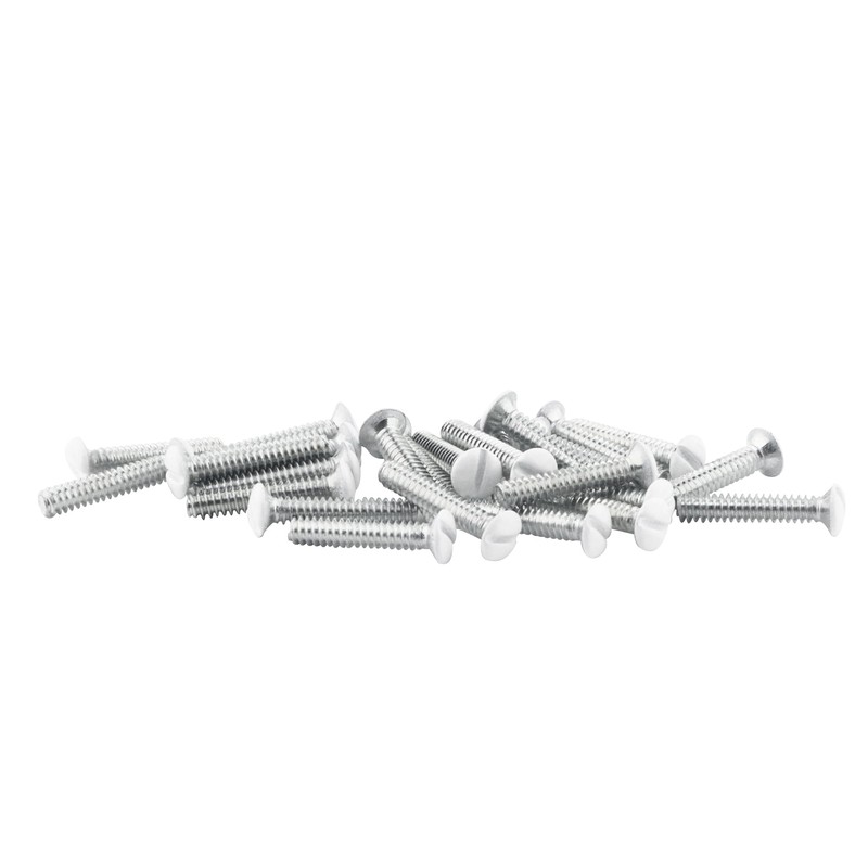 SBRRAIL 3/4 Inch Long 6-32 Thread Wall Plate Screws for
