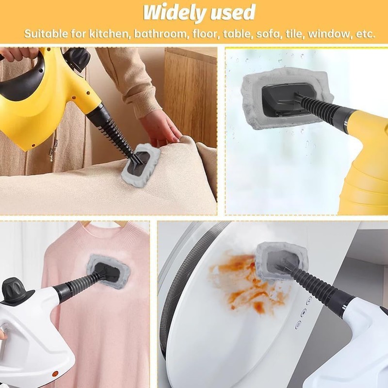 Steam Cleaner Shot Attachments Accessories , Universal Reusable Steam Mop