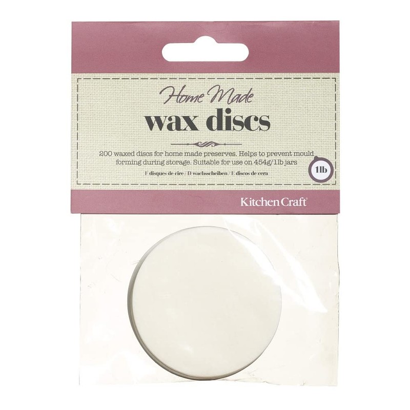 KitchenCraft Home Made Wax Discs for Jam Jars (1 lb),