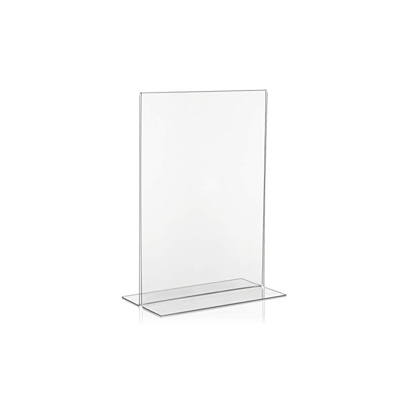 VITAdisplays® T-Advertising Stand, T-Stand Table Stand, Acrylic Stand, DIN A4