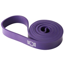 New KK Resistance bands for men and women fitness band (35-75 lbs) pull up resistance bands Suitable for home, gym workout exercise flexibility and strength training. (Purple: 35-75 lbs)
