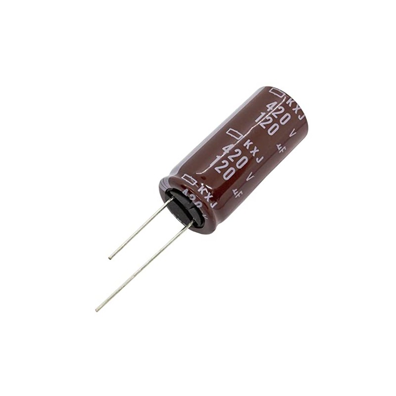 Elko Capacitor Radial 120µF 420V Electrolytic Capacitor up to 105°C