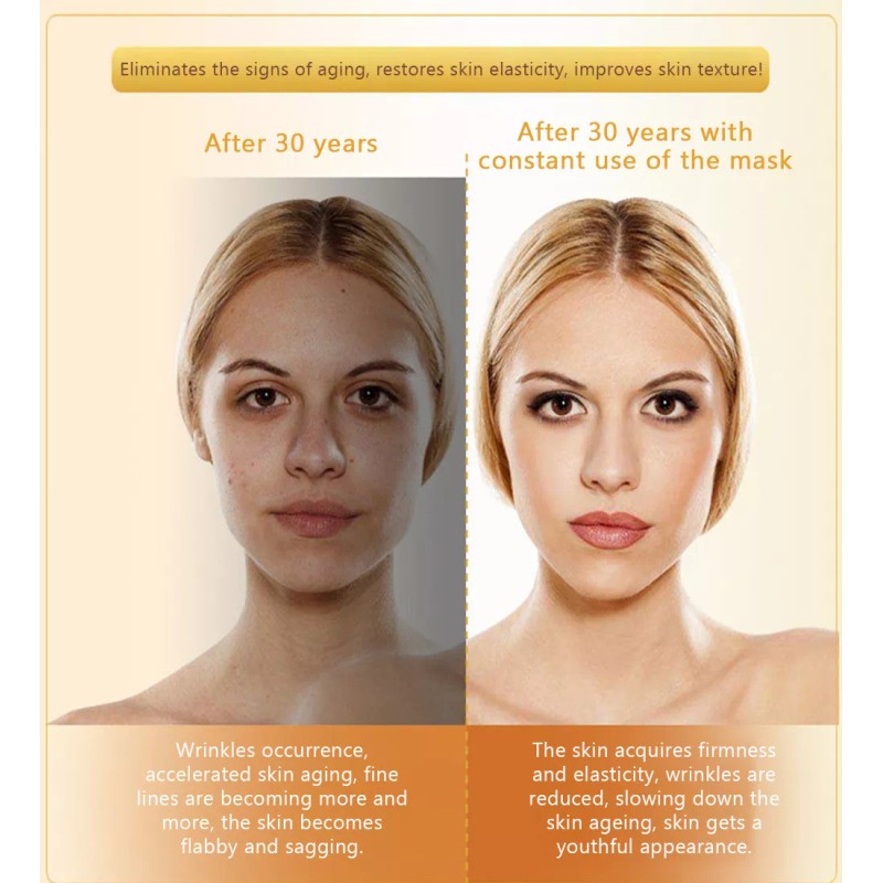Aichun Beauty Gold Caviar Peel off Mask Face Rejuvenation Moisturizing