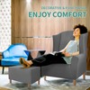 YEMYHOM Ottoman Cover Latest Jacquard Design High Stretch Folding Storage