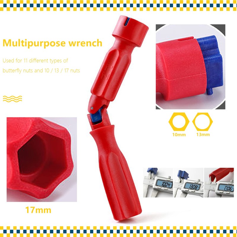 Newsmy Toilet Seat Spanner Plumbing Tools Toilet Seat Fitting Tool