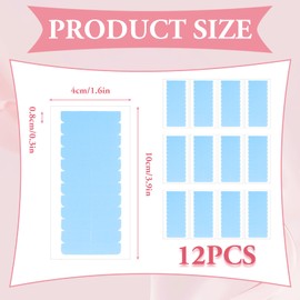 144 Stück Ersatztapes Klebestreifen, Tape Extensions Kleber Ersatztapes für Tape In Hair Extensions Hohe Klebekraft Haar Klebeband für Haarverlängerungen Perücken Hair Klebeband