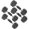 CAP Barbell 50 lbs Coated Dumbbell Set with Comfort handle,