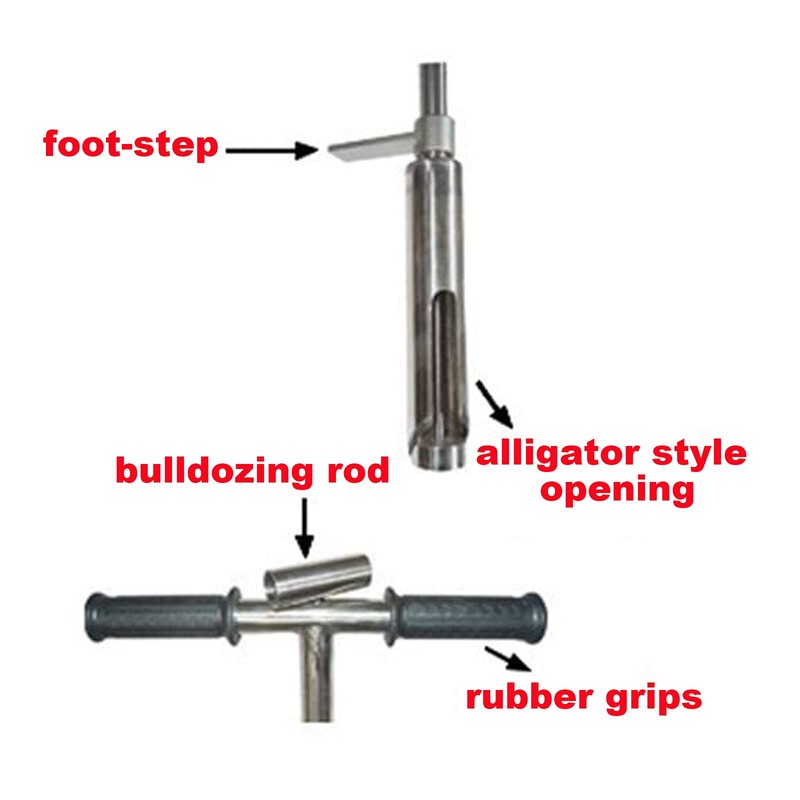 LGXEnzhuo Soil Sample Prob Stainless Steel Soil Boring Drill T