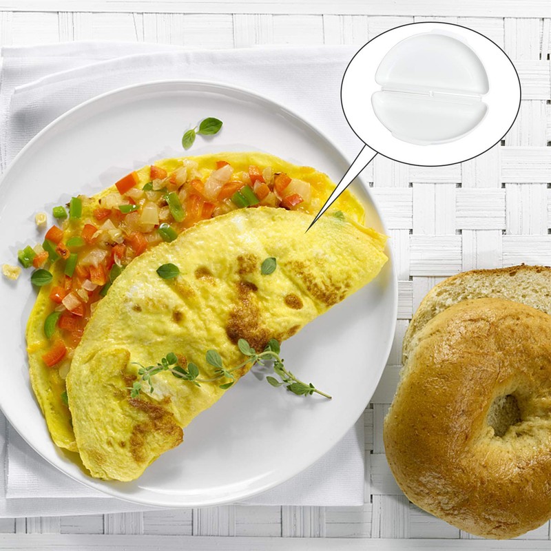 Easy Egg Breakfast Set Akamino Microwave Omelet Pan and Egg