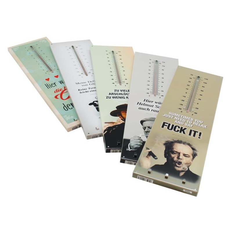 Cult Thermometer + Key Holder – Camping Rules – Aluminium