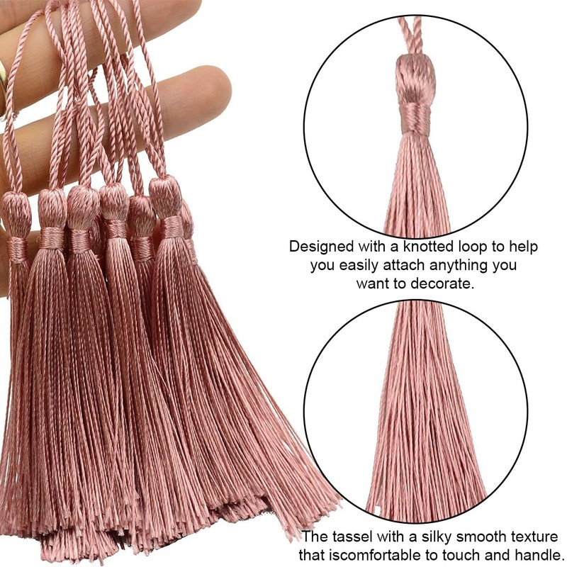 100pcs 13 cm/5 Inch Handmade Straight Tassel for Making Jewellery,