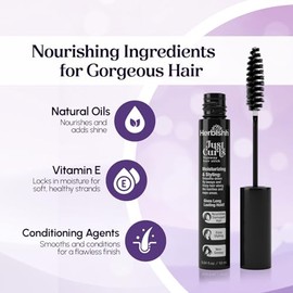 Herbishh Just Curls Flyaway Hair Stick | Control Instantáneo de Frizz y Cabellos Sueltos | Fijación Duradera con Acabado Liso | Suero Alisador No Gras