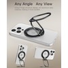 MINDSKY Magnetic Phone Ring Stand Compatible with Mag-Safe Phone Grip