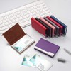 FACATH Business Card Holder - Luxury PU Leather Name Card