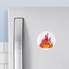 CafePress FIRE FLAMES Magnets 2.25" Round Magnet, Refrigerator Magnet