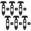 Acrux7 6Pcs Rubber Latches Flexible T Handle Draw Latch 4.3