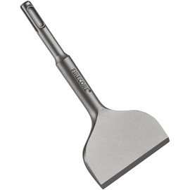 Firecore SDS Plus Chisel 3 Inch Wide by 6.5 Inch Long, Tile Removal Cranked Bent Chisel Bit for SDS Plus Rotary Hammer Drill Tool, Alloy Steel Shovel for Ceramic Tile Cement Thinset Mortar - FS18365
