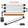 WOBANE LED Under-Unit Light Kitchen with Non-Contact Sensor, 3 x